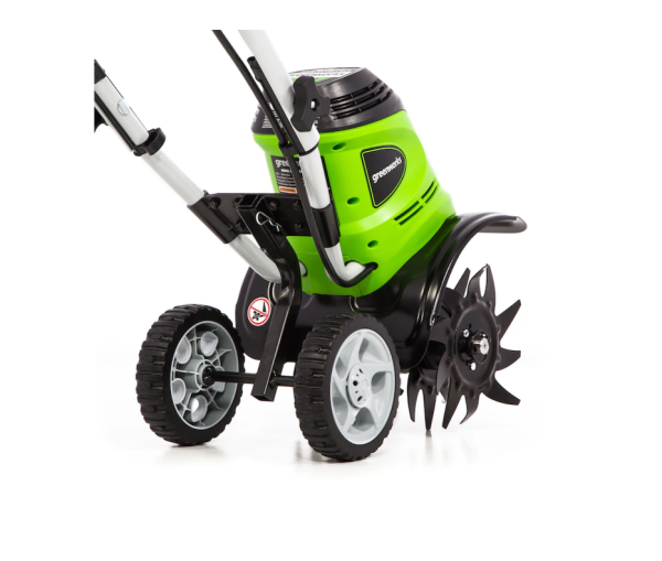 Greenworks TL08B00 8.5-Amp 11-in Forward-rotating Corded Electric Cultivator - Image 6