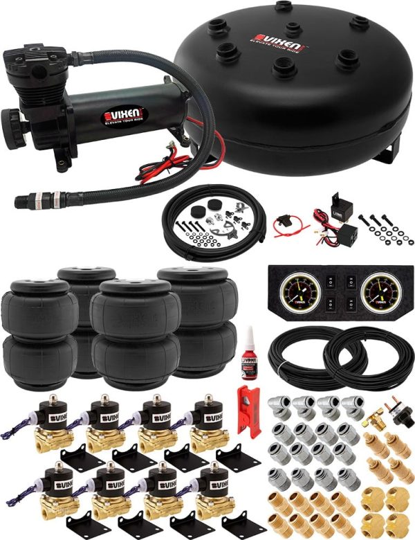 Vixen Air Suspension Kit for Truck/Car Bag/Air Ride/Spring