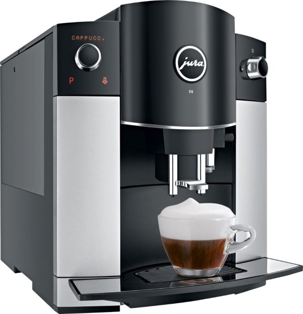 Jura - D6 Automatic Coffeemaker and Espresso Machine - Platinum - Image 7