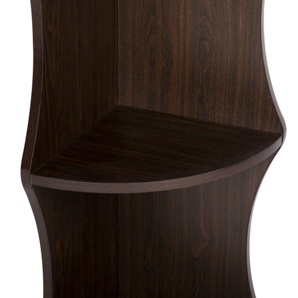 Nesuncia 77" H 5 Tier Corner Shelf Plant Stand Open Bookshelf Unique Furniture - Image 5