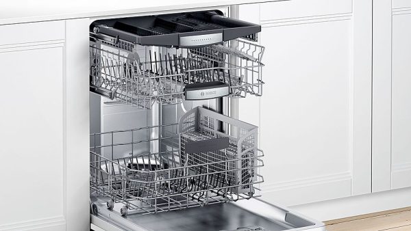 Bosch - 800 Series 24" Top Control Built-In Dishwasher with CrystalDry, Stainless Steel Tub, 3rd Rack, 42 dBa - Custom Panel Ready - Image 8