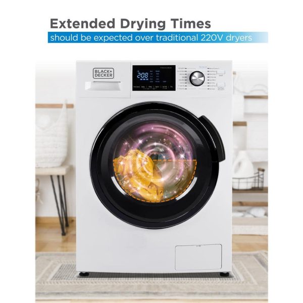 BLACK+DECKER 2.7 cu. ft. All-in-One Washer and Dryer Combo in White BCW27MW💝 Last Day For Clearance - Image 5