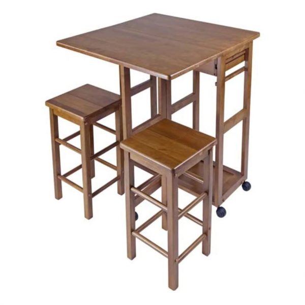 Ergode Suzanne 3-Pc Space Saver Set, Teak - Image 3
