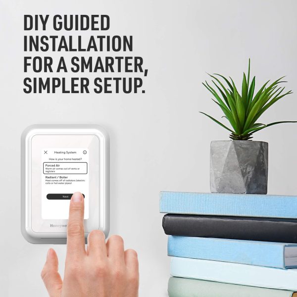 Honeywell Home T9 WiFi Smart Thermostat, Smart Room Sensor Ready, Touchscreen Display, Alexa and Google Assist White - Image 8