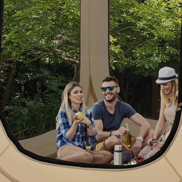 Lilypelle 4.3' x 4.3' Instant Screen House, Portable Screen Room,Canopy Pop-Up Screen Tentwith Carry Bag for Patio, Backyard, Deck & Outdoor Activities - Image 7