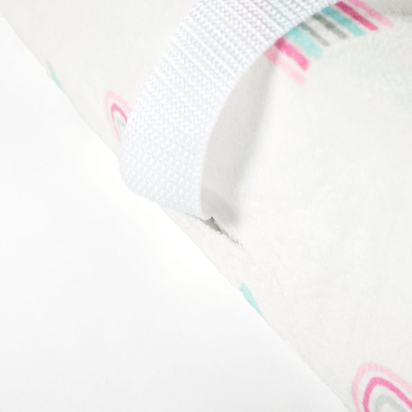 Llama Love Rainbow Soft & Plush Changing Pad Cover - Image 2