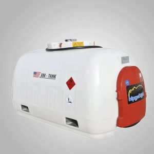 AM-TANK 253gl Auxiliary Diesel Fuel Tank with 12V pump, 16ft hose and Automatic Nozzle