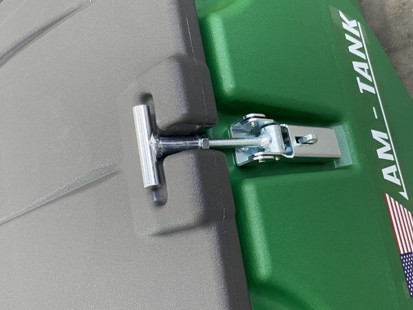 AM-TANK 40 DIESEL: Portable 40 gal Diesel Tank Low Profile with 12V Pump, Particulate and Water Filter, 13ft Hose and Auto-Nozzle. - Image 3