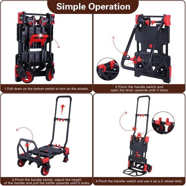 Truck Foldable Handtruck Hand Retractable - Image 5