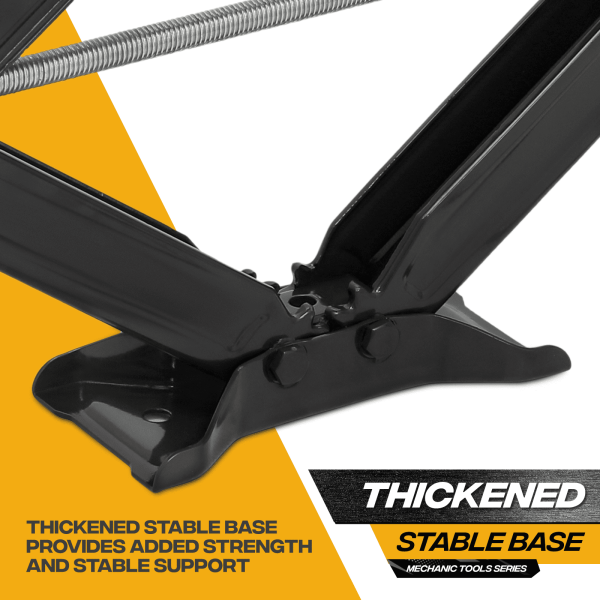 Magshion 2.5 Ton Scissor Jack Set of 4, 5000lbs Heavy Duty Car Jack Lift Kit with Handle, RV Trailer Stabilizer Leveling Scissor Jacks Set, Black - Image 10