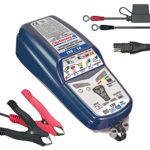 Tecmate OptiMate 4 Dual Program 12V 1A Battery Charger & Maintainer (TM-341)