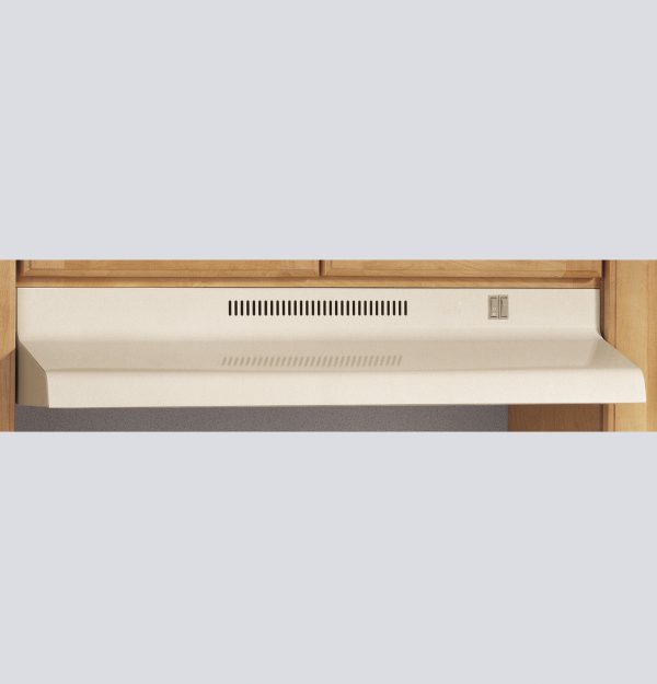 GE - 30" Recirculating Range Hood - Bisque