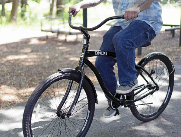 Genesis 29 Onex Cruiser Mens Bike， Black - Image 8