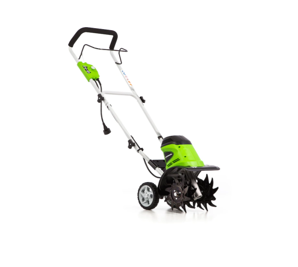 Greenworks TL08B00 8.5-Amp 11-in Forward-rotating Corded Electric Cultivator - Image 2