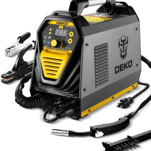 DEKO 135Amp MIG/MMA Welder，110V Flux MIG/Stick/Gass MIG 3 in 1 welding machine IGBT DC Inverter