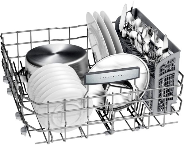 Bosch - 800 Series 24" Top Control Built-In Dishwasher with CrystalDry, Stainless Steel Tub, 3rd Rack, 40 dBa - Stainless steel - Image 10