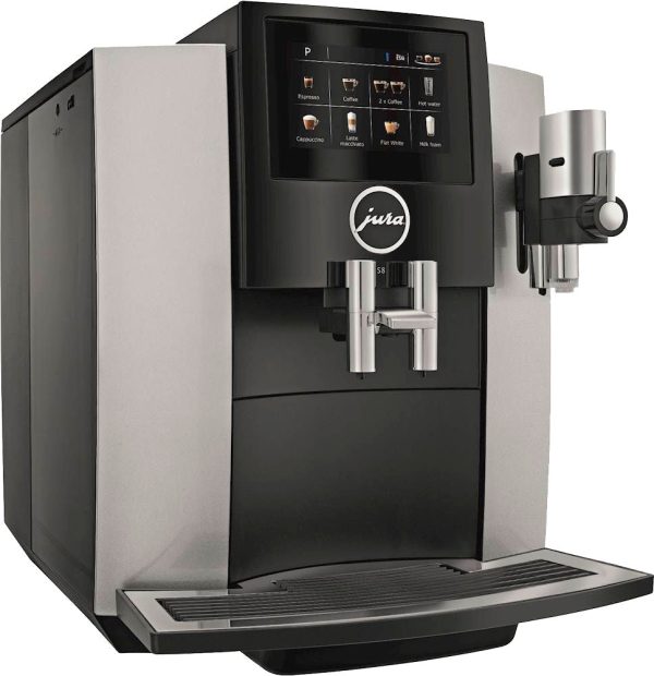Jura - S8 Espresso Machine with 15 bars of pressure and Milk Frother - Moonlight Silver - Image 12