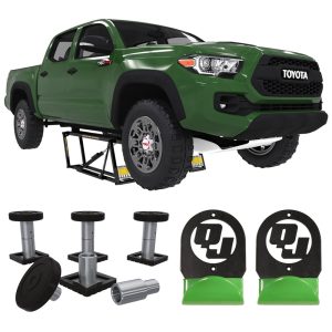 QuickJack 7000TLX -7,000lb Capacity -Extended-Length Portable Car Lift Bundle with 110V Power Unit