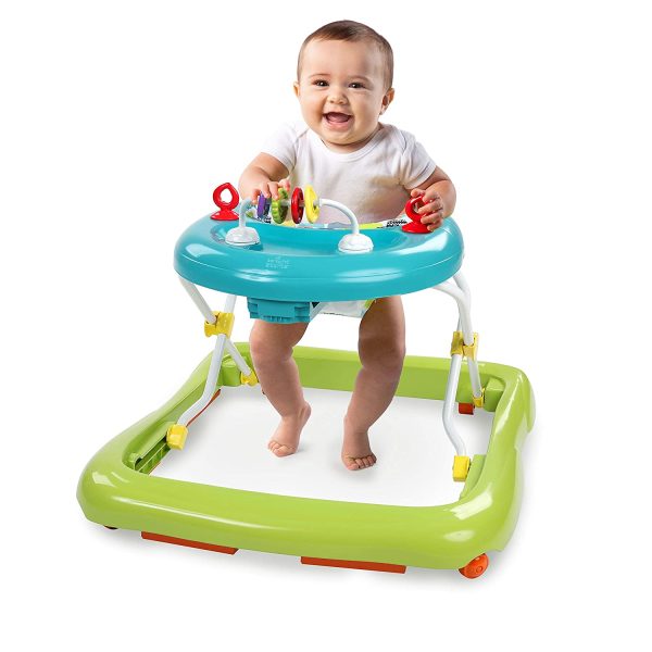 Bright Starts Giggling Safari Walker with Easy Fold Frame for Storage， Ages 6 Months 💝 Last Day For Clearance - Image 3