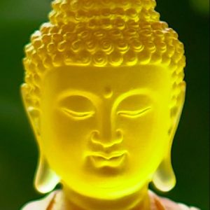 Liu Li Gautama Buddha Statue Religion Buddha Decoration Crystal Art