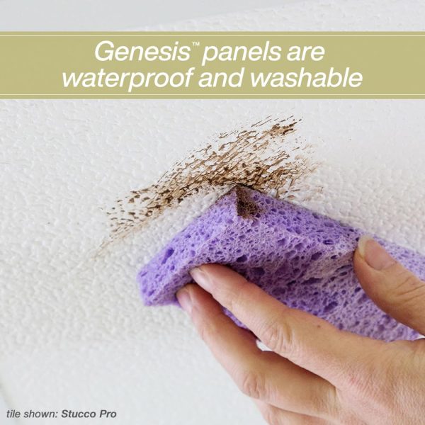 Genesis Smooth White Ceiling Tiles - Image 5