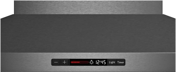 Bosch - 800 Series 36" Convertible Range Hood - Black stainless steel - Image 2