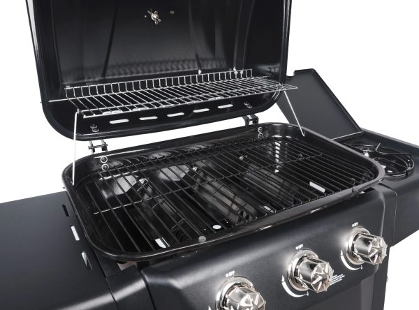 RevoAce 3 Burner Propane Gas Grill Including a Side Burner, Blue Sapphire, GBC1729WBS, New - Image 11