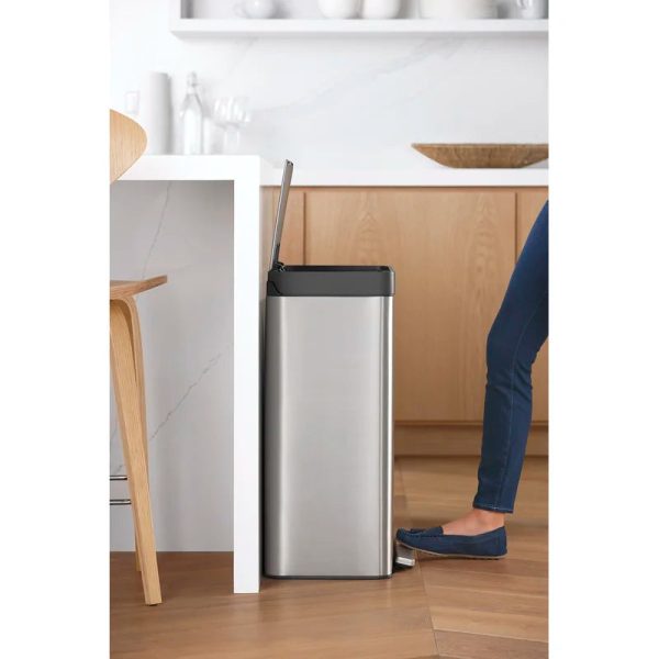 KOHLER 20940-ST 13 Gal. Stainless Steel Step Trash Can - Image 2