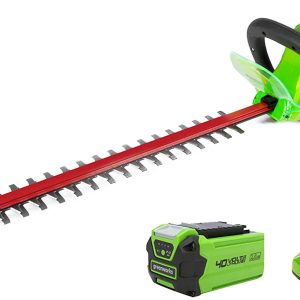 Greenworks 40V 24" Hedge Trimmer with (1) 2Ah Battery and Charger 22262VT