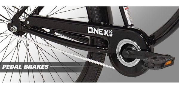 Genesis 29 Onex Cruiser Mens Bike， Black - Image 5