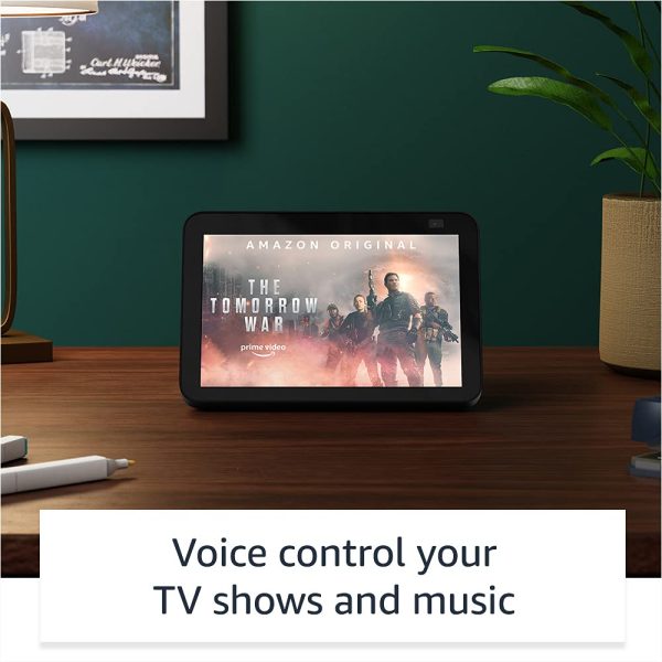 Echo Show 8 (2nd Gen, 2021 release) | HD smart display with Alexa and 13 MP camera | Charcoal - Image 4