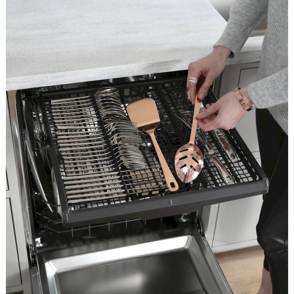 Café - Top Control Built-In Dishwasher with Stainless Steel Tub, 3rd Rack, 39dBA - Stainless steel - Image 6