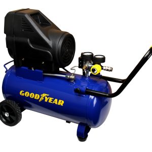 GOODYEAR 8 Gallon Portable Horizontal Oil Free. 150 Max Psi. Induction Motor Air Compressor