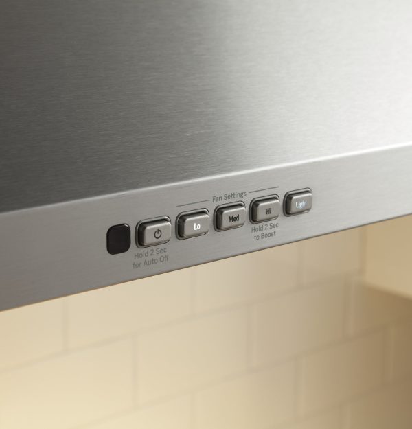 GE - 30" Convertible Range Hood - Stainless steel - Image 3