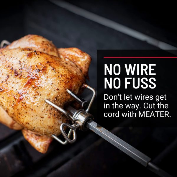 MEATER Plus | Smart Meat Thermometer with Bluetooth | 165ft Wireless Range | for The Oven， Grill， Kitchen， BBQ， Smoker， Rotisserie - Image 6