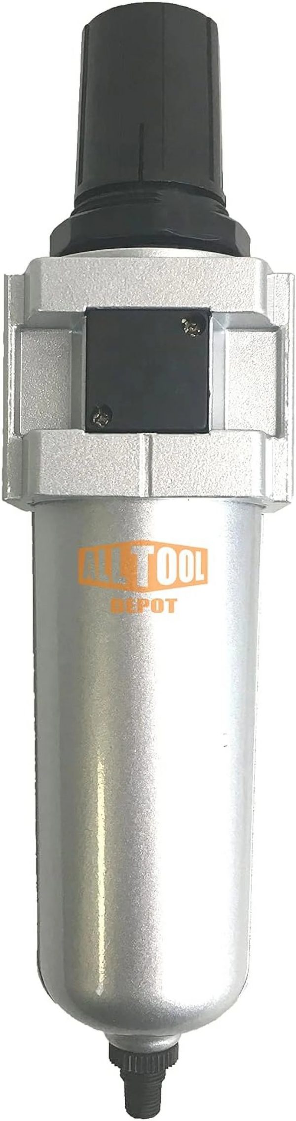 NPT HEAVY DUTY Compressed Air In Line Filter Regulator Combo Piggyback, Metal Bowl, 5 Micron , Adjustable From 7 To 175 PSI (AUTO DRAIN) - Image 8