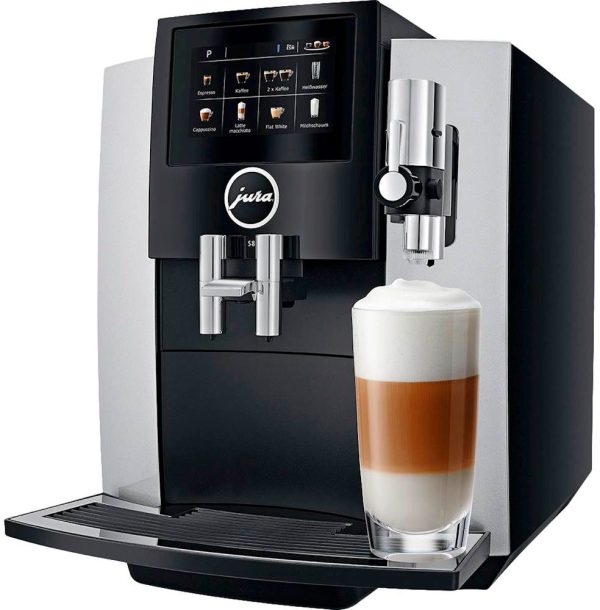 Jura - S8 Espresso Machine with 15 bars of pressure and Milk Frother - Moonlight Silver - Image 3