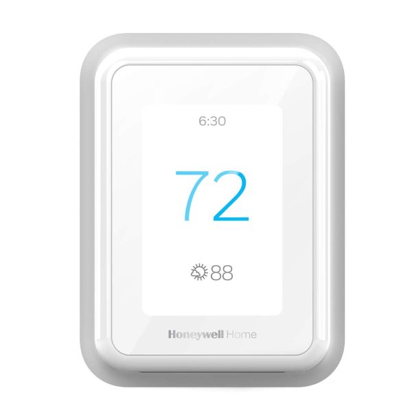 Honeywell Home T9 WiFi Smart Thermostat, Smart Room Sensor Ready, Touchscreen Display, Alexa and Google Assist White