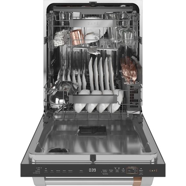 Café - Top Control Built-In Dishwasher with Stainless Steel Tub, 3rd Rack, 39dBA - Stainless steel - Image 3