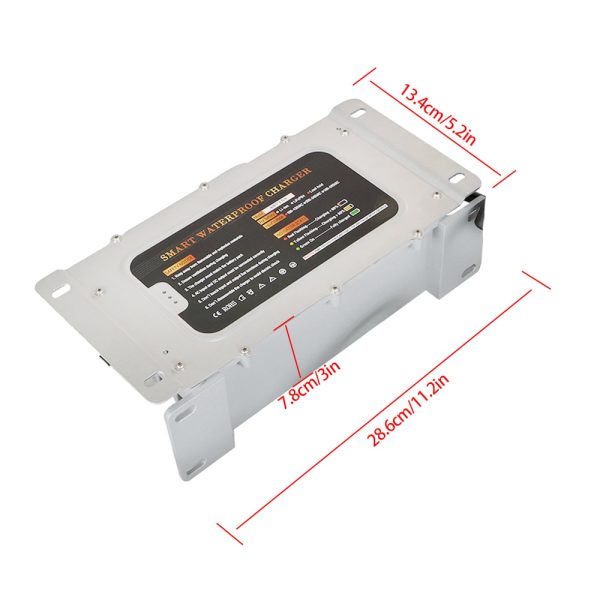 LABLT 48V 15A Battery Charger Replacement for Yamaha G19-G22 with 2 Pin Handle Plug - Image 2