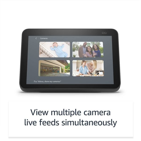 Echo Show 8 (2nd Gen, 2021 release) | HD smart display with Alexa and 13 MP camera | Charcoal - Image 3