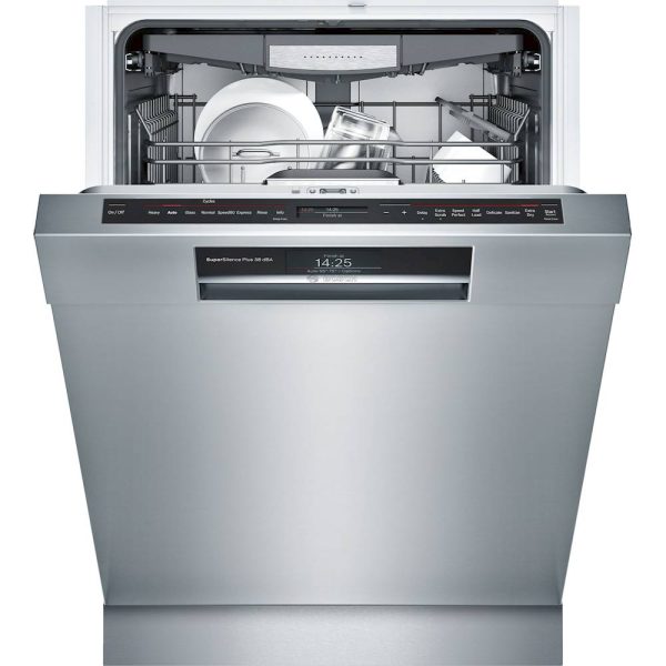 Bosch - Benchmark Top Control Built-In Dishwasher with Stainless Steel Tub, 3rd Rack, 38 dBa - Stainless steel - Image 4