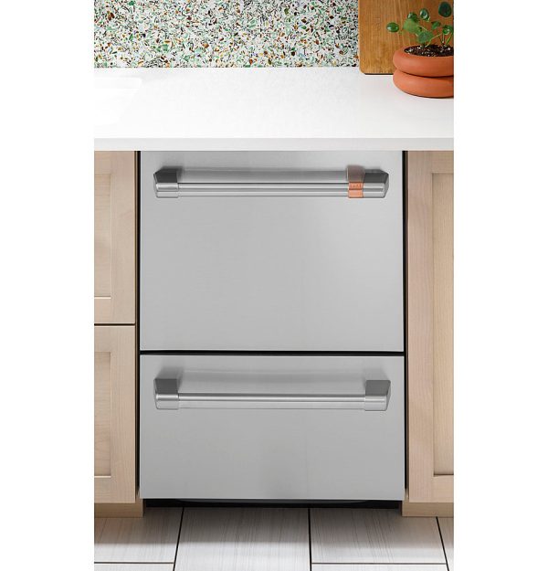 Café 24" Top Control Built-In Double Drawer Dishwasher - Stainless steel - Image 8