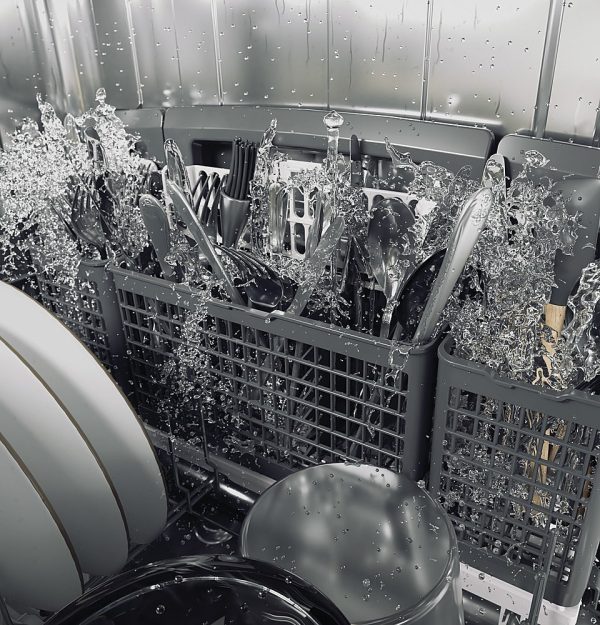 Café - 24" Top Control Tall Tub Built-In Dishwasher with Stainless Steel Tub and Silverware Jets - Stainless steel - Image 9