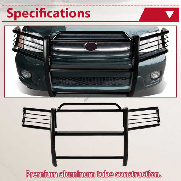 Kojem Front Bumper Grille Brush Headlight Guard Black Steel for 2000-06 Toyota Tundra 01 02 03 04 Sequoia - Image 5