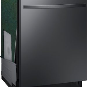 Samsung - StormWash 24" Top Control Built-In Dishwasher with AutoRelease Dry, 3rd Rack, 48 dBA - Black stainless steel