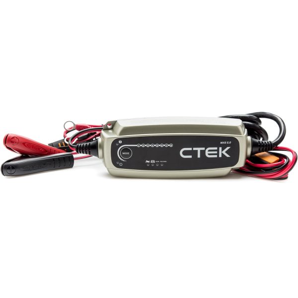 CTEK 40-206 MXS 5.0-12 Volt Battery Charger and Maintainer with 56-915 Black Bumper Accessory - Image 3