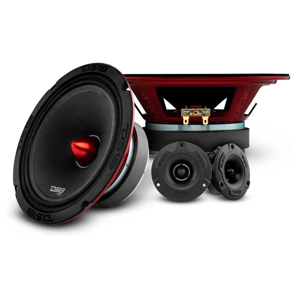 DS18 PRO-X6.4BMPK Mid and High Range Car Door speaker and Tweeter Package (Used) - Image 2
