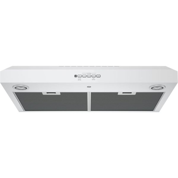 GE - 30" Convertible Range Hood - White on white - Image 5