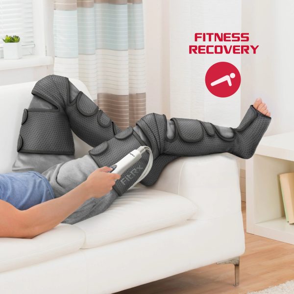 FitRx RecoverMax Leg Massager, Heated Compression Leg and Foot Massager with Multiple Massage, Intensity, and Heat Levels - Image 4